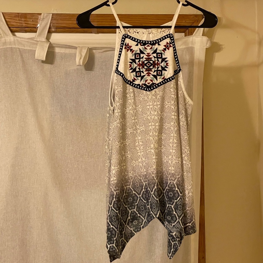 Aztec Halter Tank Top